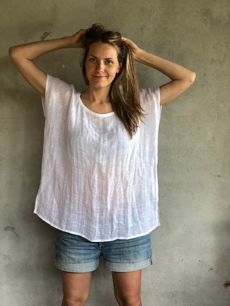 Island Gauze Long-Sleeve Top