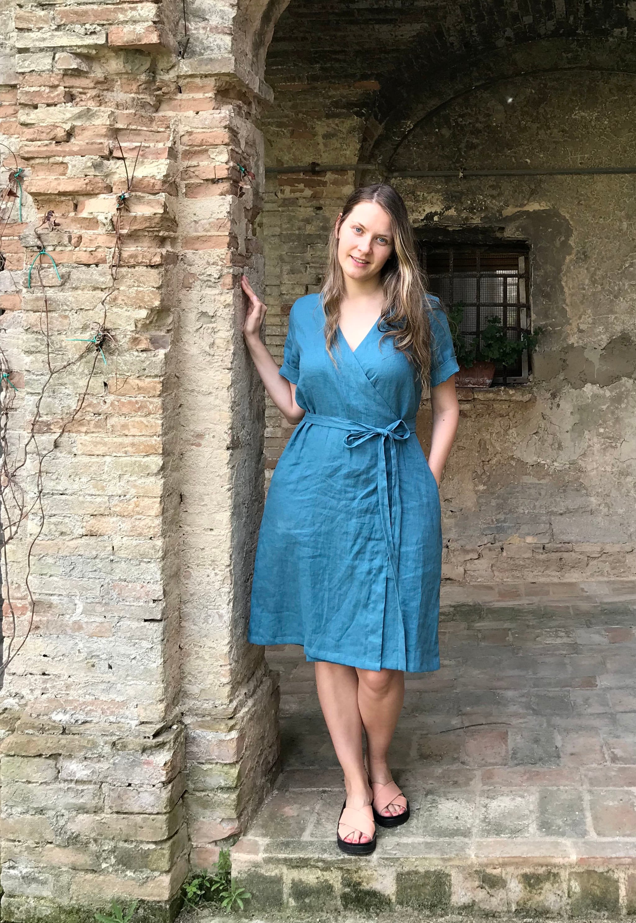 Linen Dress Pamela, Wrap Dress Linen, Linen Dress for Women, Linen Womens Dress, Simple Linen Dress, Plus size Women, Plus size Dress Linen Dress Pamela, Wrap Dress Linen, Linen Dress for Women, Linen Womens Dress, Simple Linen Dress, Plus size Women, Plus size Dress
