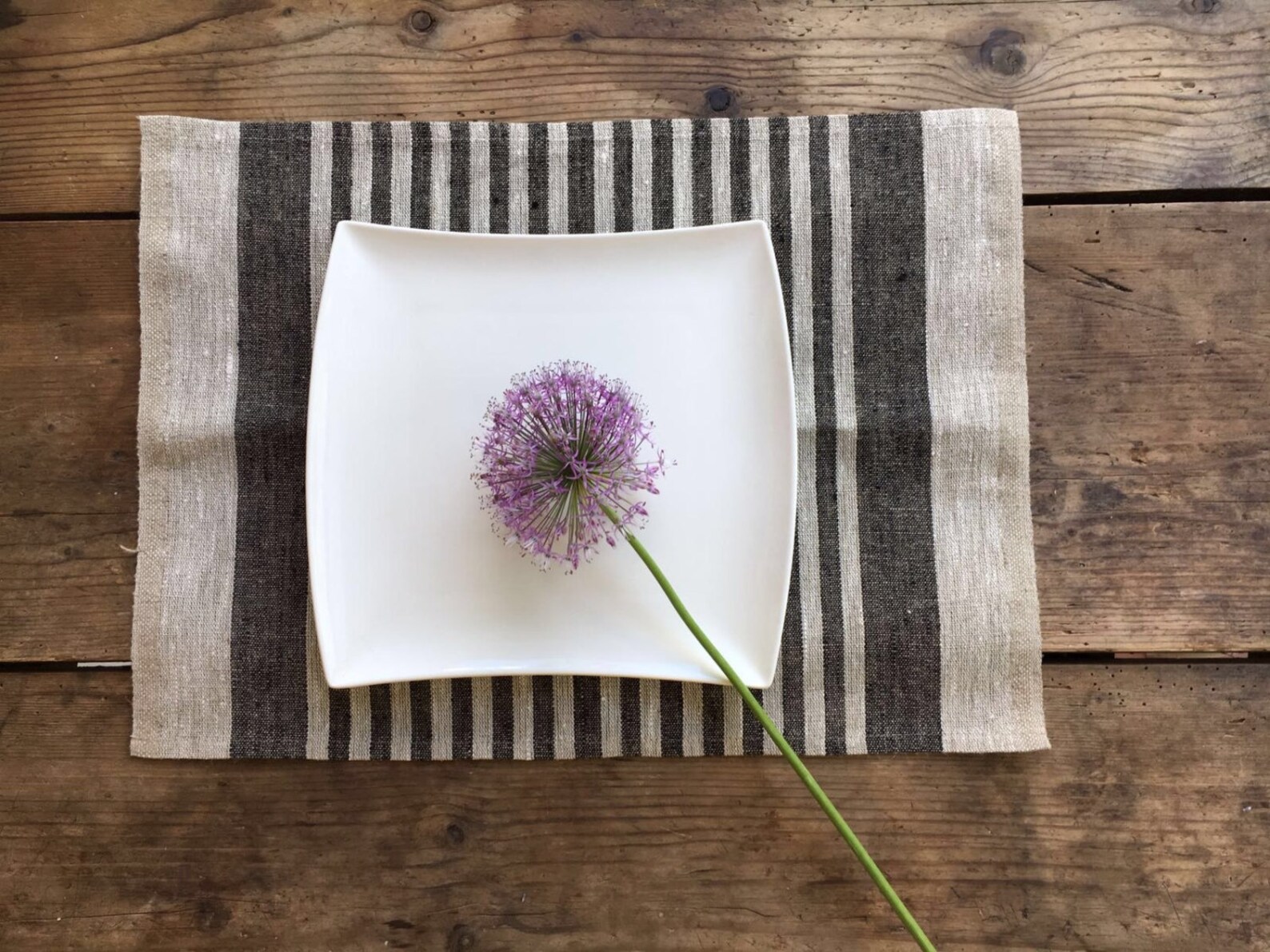 Linen Placemats Set of 6 Linen Placemats Cloth Placemats Etsy