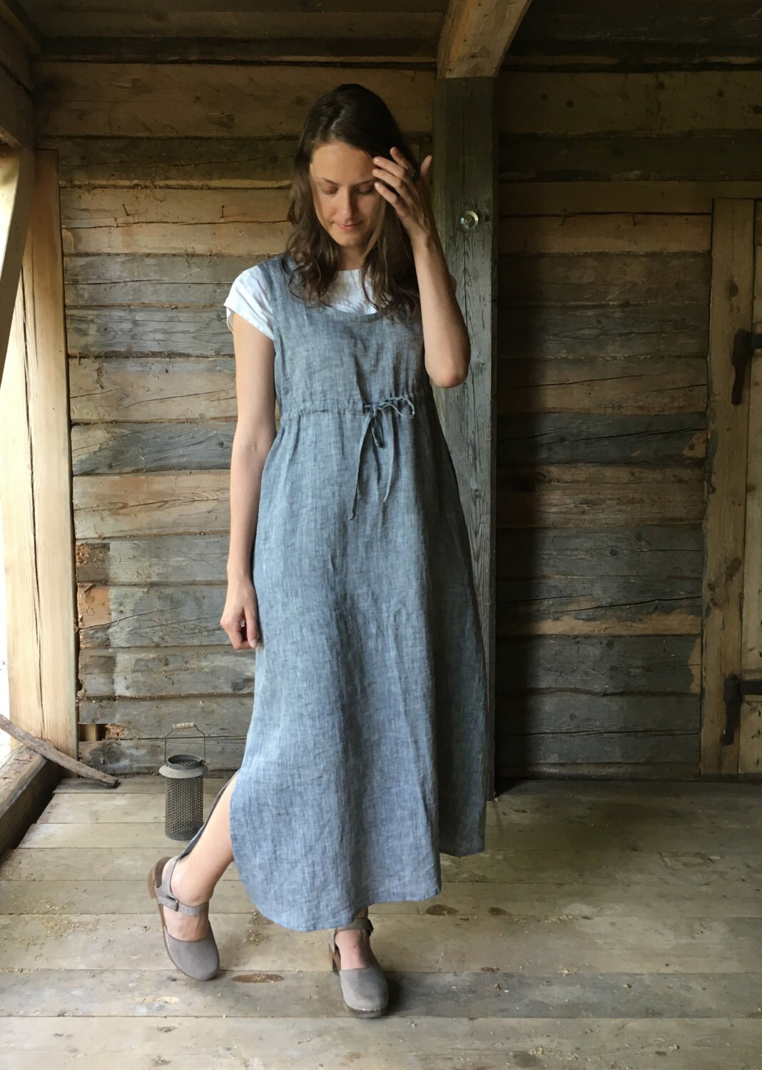 pinafore long frock