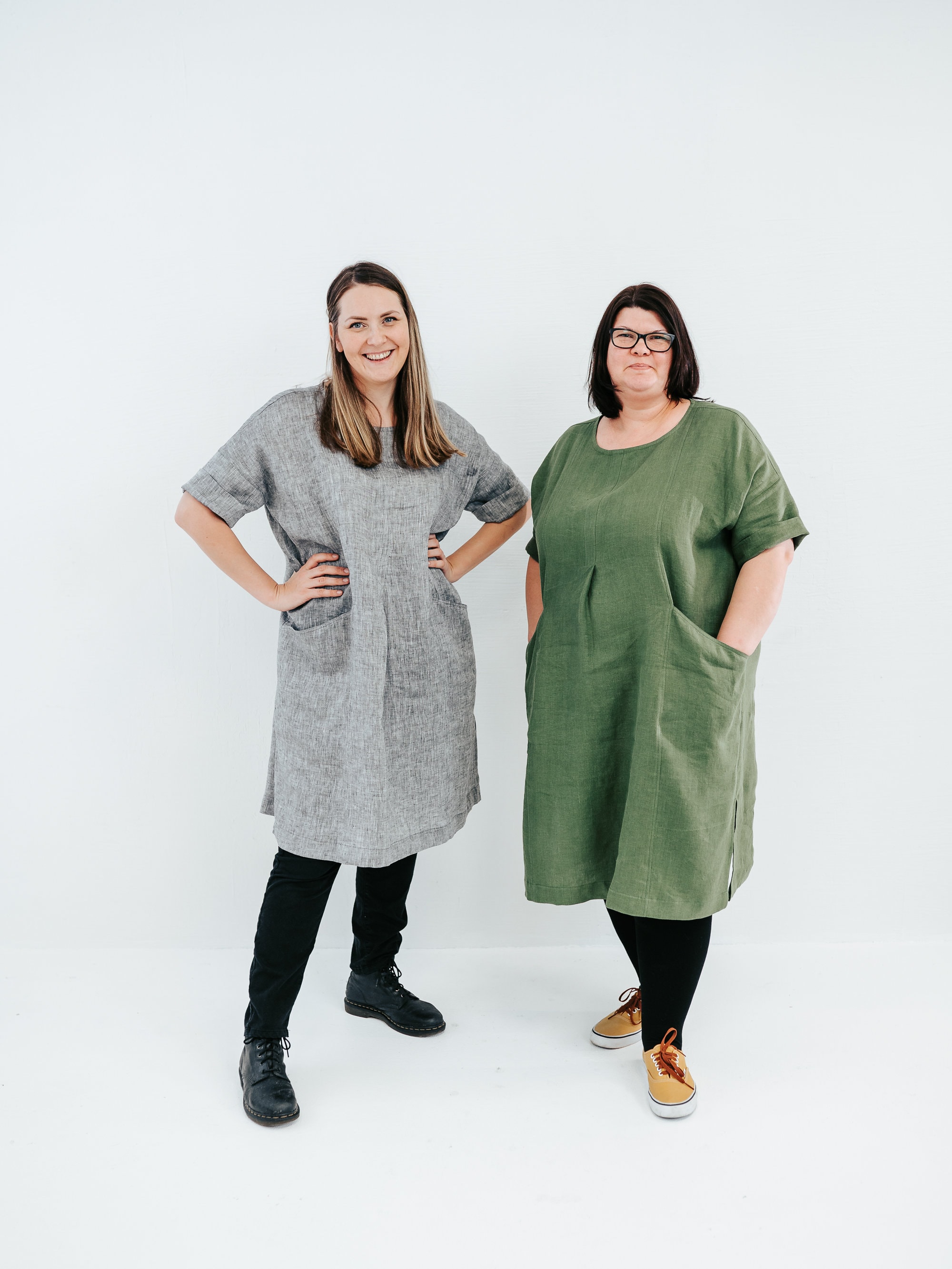 Loose Linen Women Linen Tunic Plus Clothing - Etsy Denmark