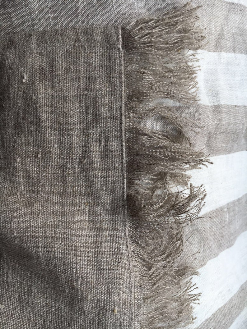 Natural Linen Cover Textured Linen Throw Light Blanket | Etsy