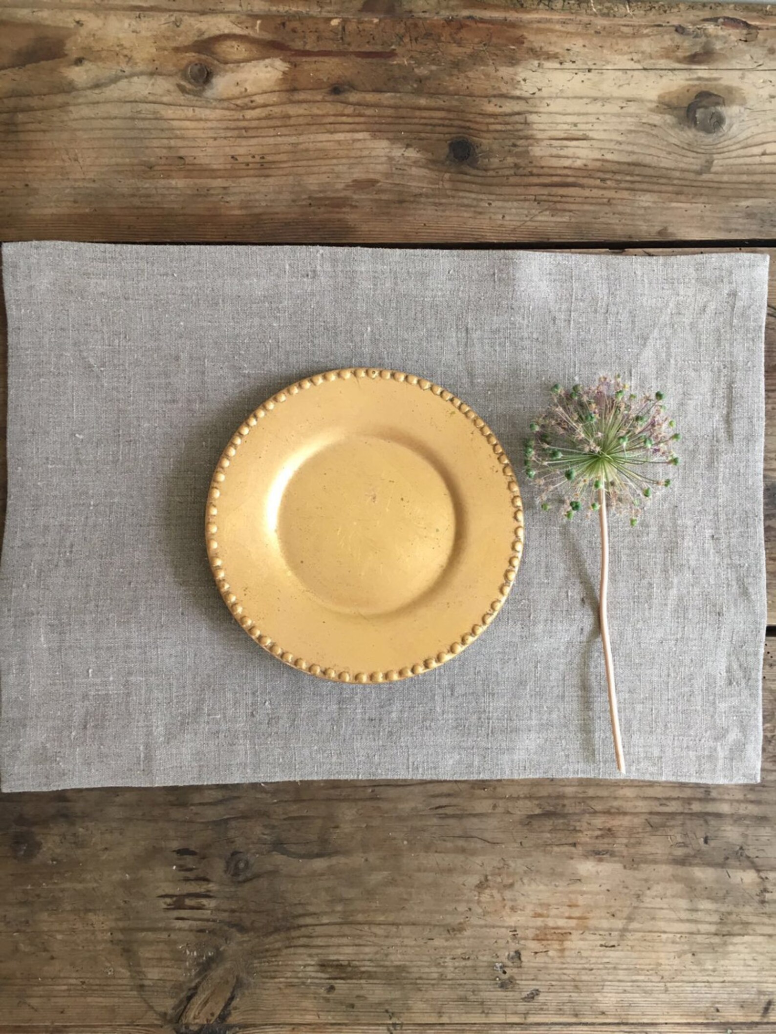Linen Placemats Cloth Place Mats Set of 6 Placemats Natural Etsy