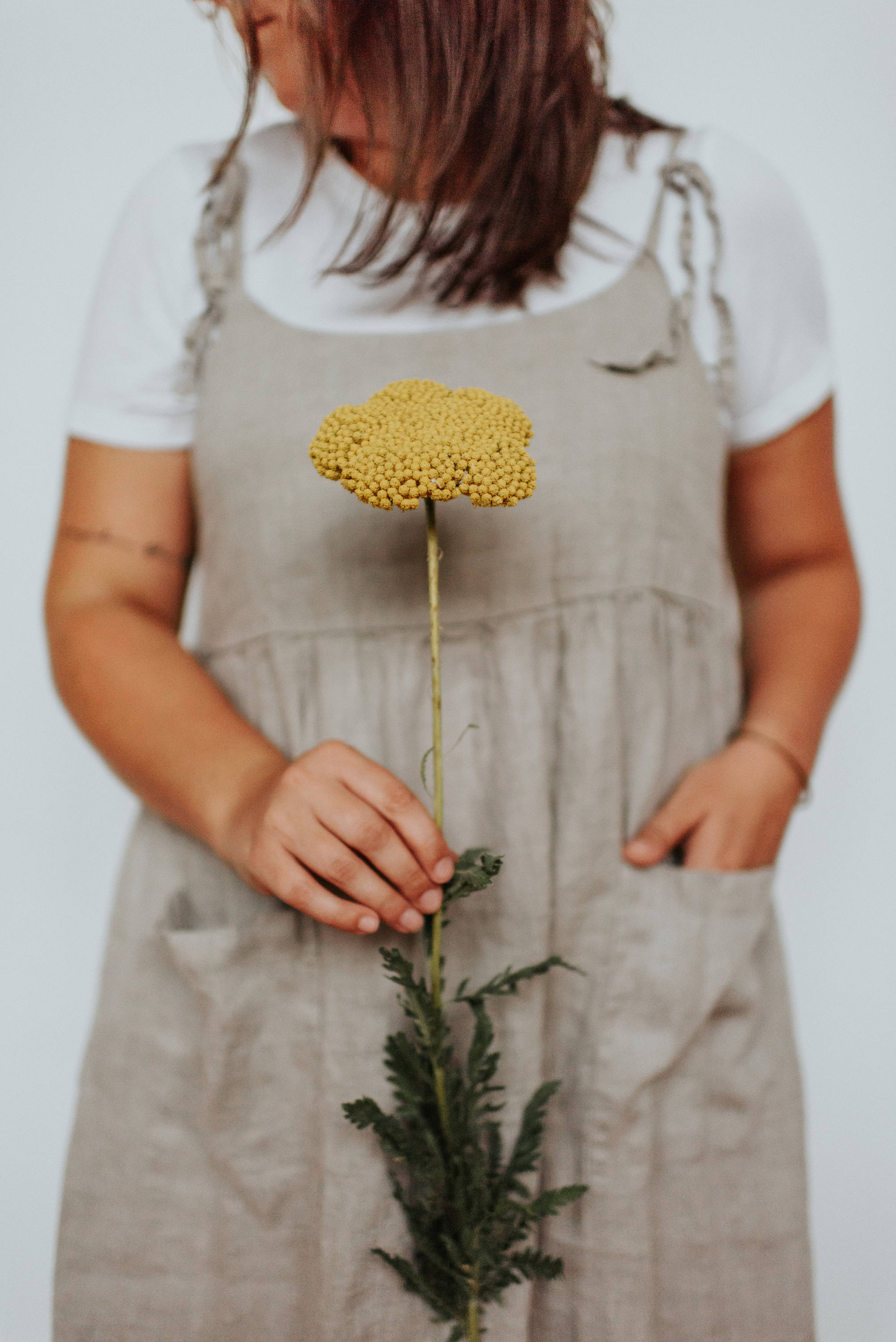 Natural Linen Dress Womens Sundress 
