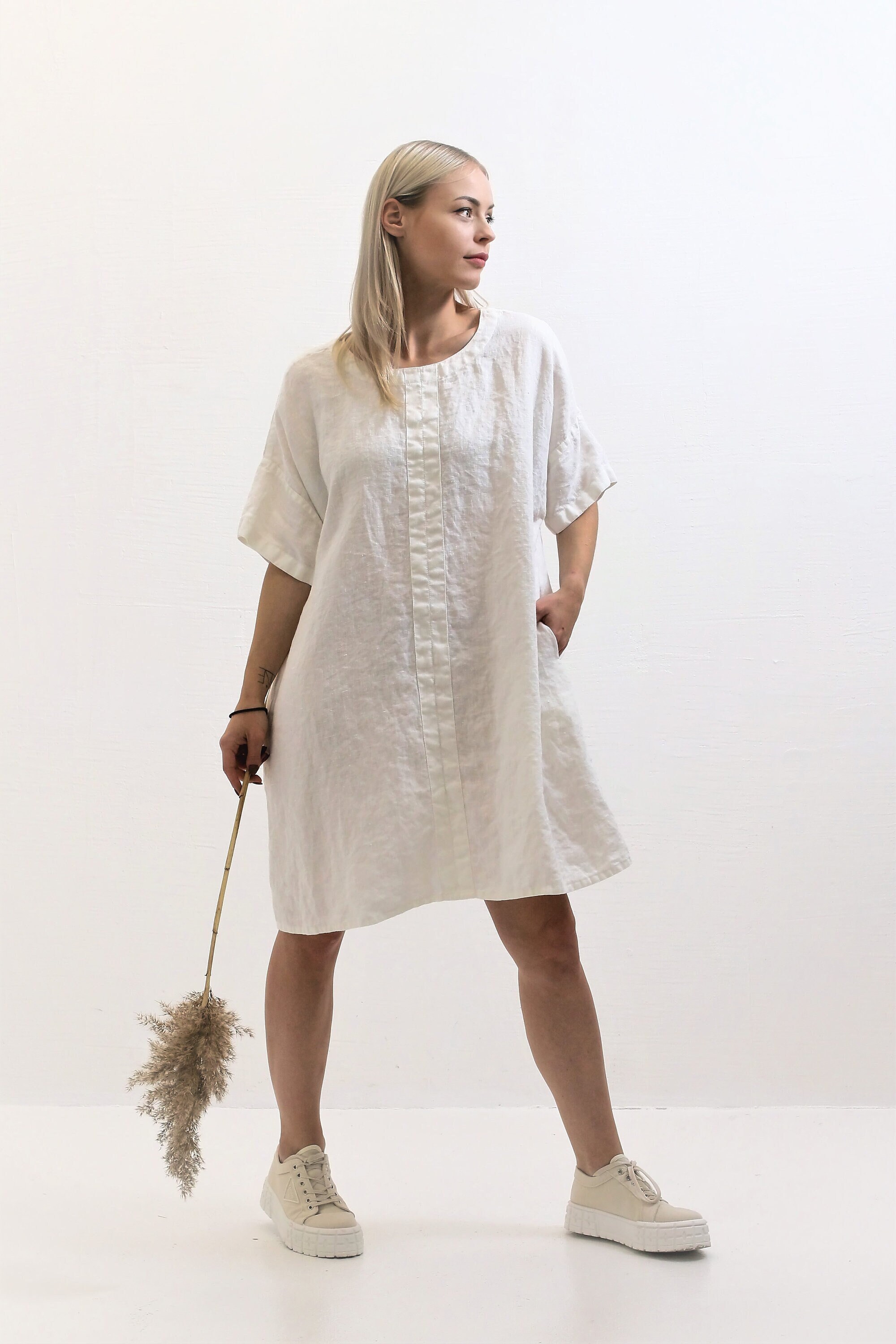 Women's linen tunics: quality French washed linen | Linenshed