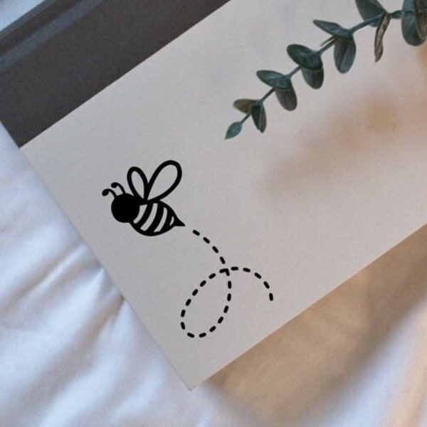 Buzzing Bee Car Decal Sticker, Bumblebee Honeybee Decal, Save The Bees Vinyl Decal Sticker, Pollinator Decal Sticker, Bee Bumper Sticker