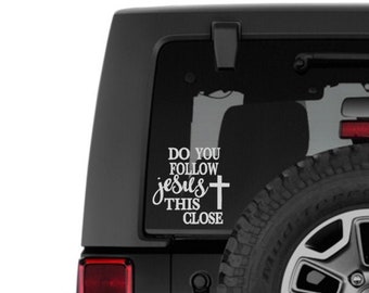 The Closer You Get The Slower I Drive vinyl decal//sticker saying funny road rage