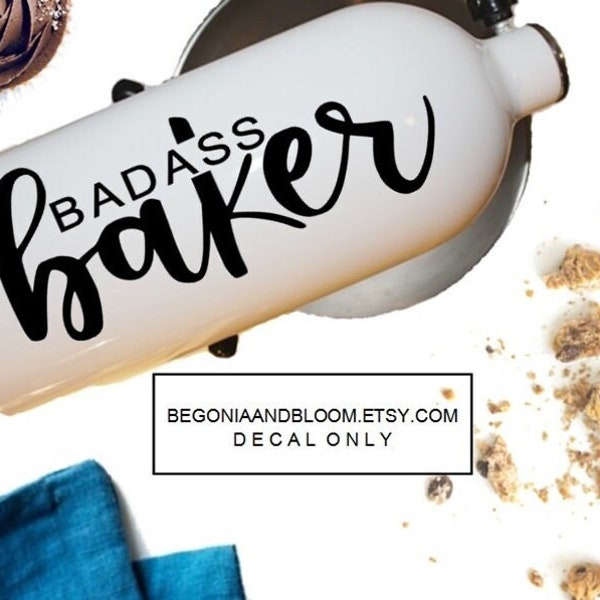 Stand Mixer Decal Etsy