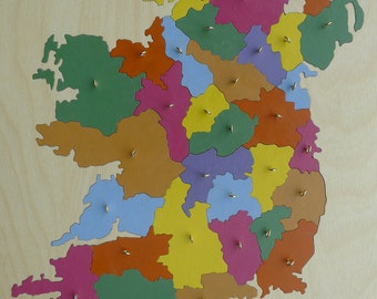 Ireland: Wooden Puzzle Map