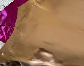 Metallic Rose Gold goatskin 75sqf