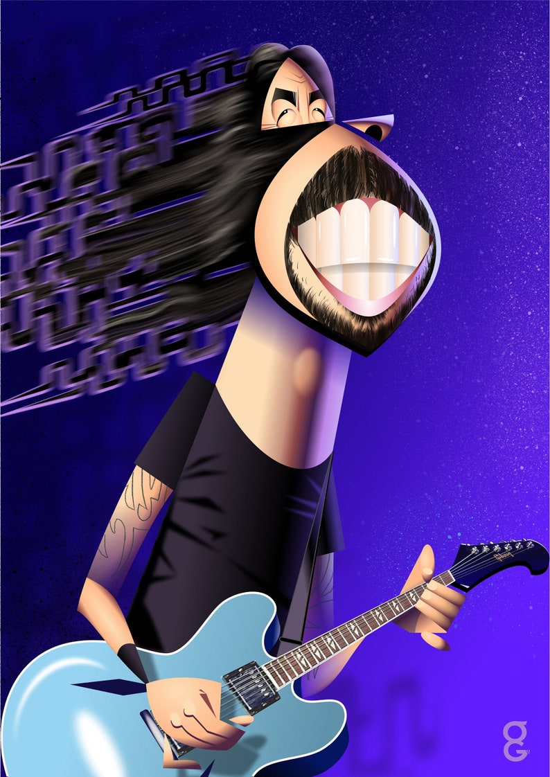ANON rock caricature image 1