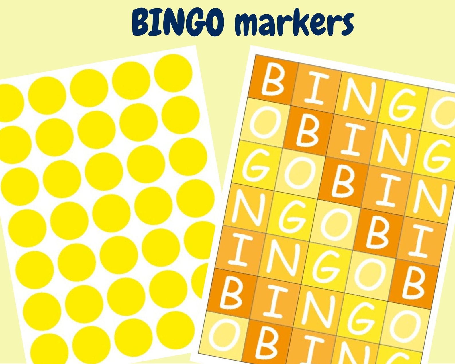 Beach Bingo Game Summer Camp BINGO for Kids Printable Bingo Etsy