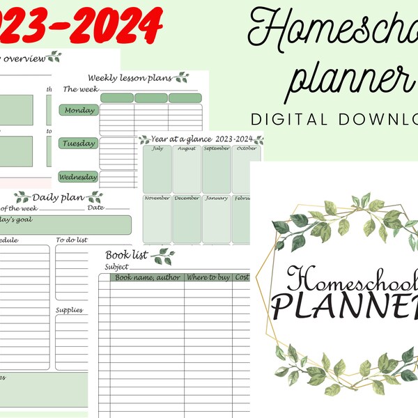 Charlotte Mason Schedule Etsy