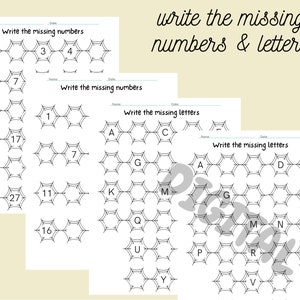 Halloween worksheets for Kindergarten and First grade kids, Halloween busy book with Literacy and Math activities, Learning binder image 9