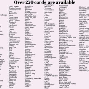 Kids Meal Planner, Visual Weekly Meal Calendar, Kids menu template, Kids Visual Schedule, Montessori calendar for toddlers (PHYSICAL COPY) image 10