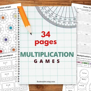 Multiplication table worksheets, Multiplication games, Times Table worksheets, Math for kids, No prep printables, Homeschool materials