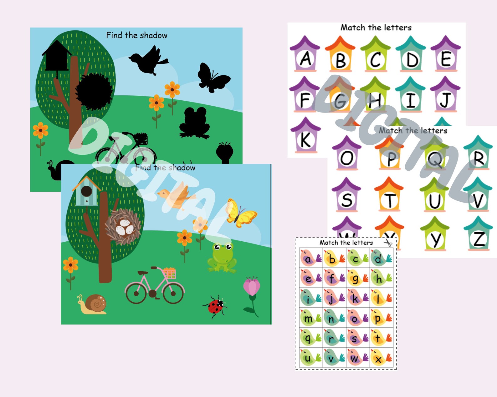 Spring Busy Book Printable for Kids, Spring Activity Workbook for ...