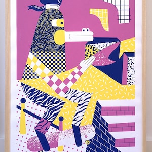 Serigraphy poster, 50 x 70 cm image 2