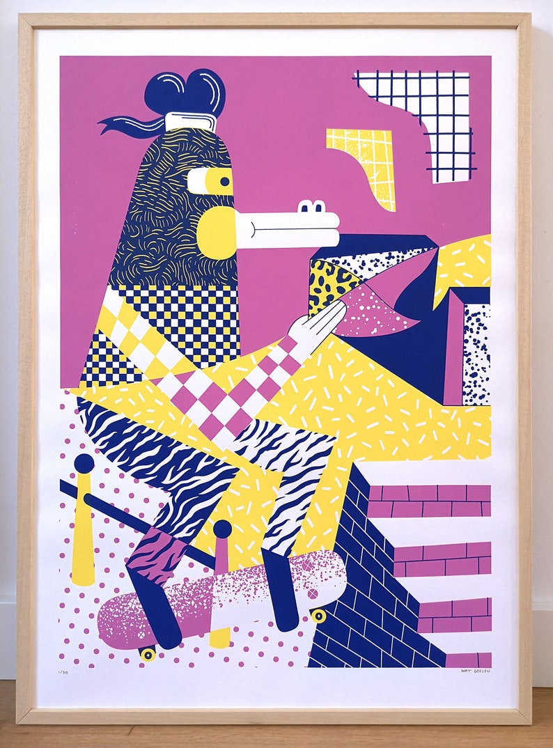 Serigraphy poster, 50 x 70 cm image 2