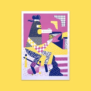 Serigraphy poster, 50 x 70 cm image 1