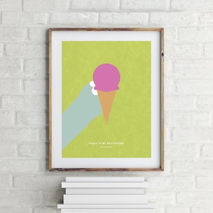 Piggie and Elephant Print - Mo Willems - Minimalistic Children&#39;s Book Quote Wall Art - Kid&#39;s Room Decor - Nursery Wall Art