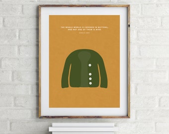 Frog and Toad - Arnold Lobel - Minimal Children's Book Wall Art - Kid's Room Decor - Nursery Wall Art - Gift for Book Lover