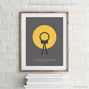Madeline Print - Ludwig Bemelmans - Minimalistic Children's Book Quote Wall Art - Kid's Room Decor - Nursery Wall Art - Gift for Book Lover