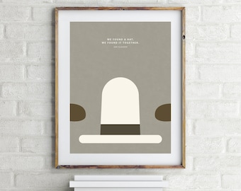 We Found a Hat - Jon Klassen - Children's Book Wall Art - Kid's Room Decor - Nursery Wall Art - Minimalistic - Gift for Book Lover