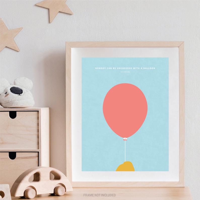 Winnie the Pooh A A Milne Children's Book Wall Art Etsy