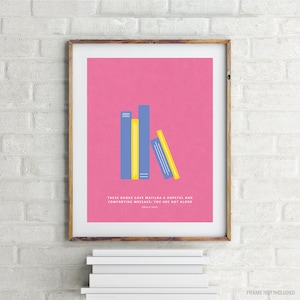 Matilda Print - Roald Dahl - Minimalistic Children&#39;s Book Quote Wall Art - Kid&#39;s Room Decor - Nursery Wall Art - Gift for Book Lover
