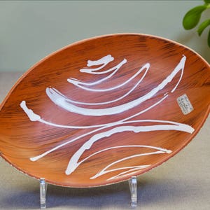 Carstens Tonnieshof: West German Ceramic Leaf-Shaped Dish