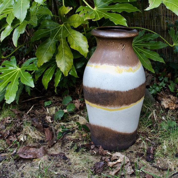 Scheurich Floor Vase 290 40 West German Pottery Vase With Etsy