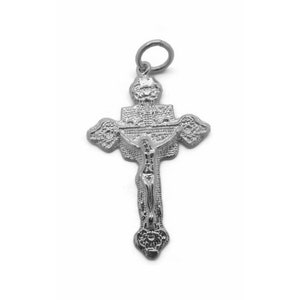 Cross Jesus Christ Pendant Sterling Silver .925