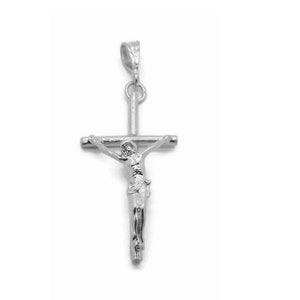Jesus Christ Crucifix Pendant Sterling Silver .925