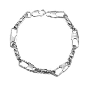 ACTS Bracelet Fishers Of Men  Sterling Silver LARGE LINK, Original Design