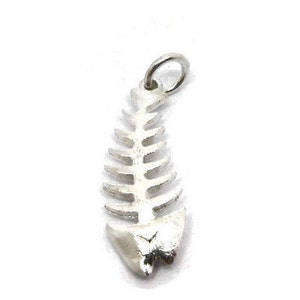 Hangbedel visskelet .925 sterlingzilver