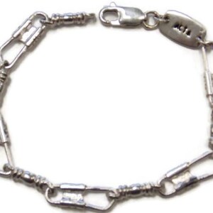 ACTS Bracelet Fishers of Men Sterling Silver Budded Cross Design!!
