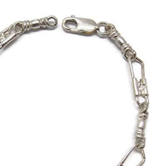 ACTS Bracelet Fishers of Men 8in Sterling Silver REGULAR LINK Original Design Etsy UK