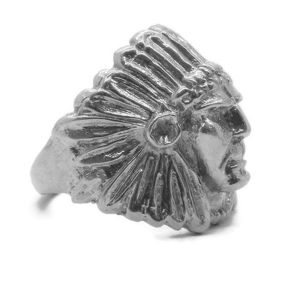 Indian Men Ring .925 Sterling Silver - Etsy