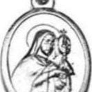 Saint clare .925 sterling silver charm pendant