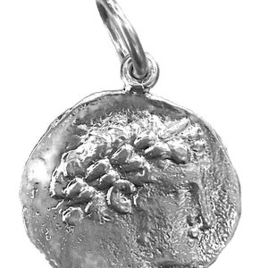 Emperor Julius Caesar Medium Coin Pendant .925 Sterling Silver