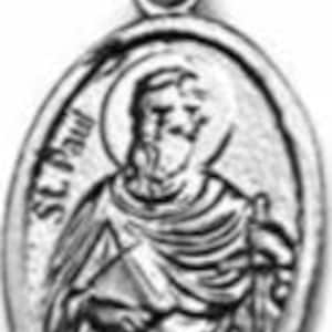 St. paul & st. peter .925 sterling silver charm pendant