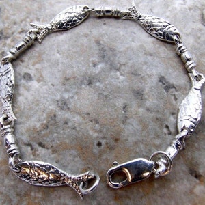 ACTS Bracelet Fishers Of Men Sterling Silver REGULAR LINK New Style!!