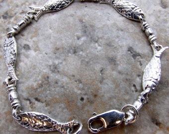 ACTS Bracelet Fishers Of Men Sterling Silver REGULAR LINK New Style!!