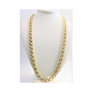 10k yellow gold 26&quot; chino link chain