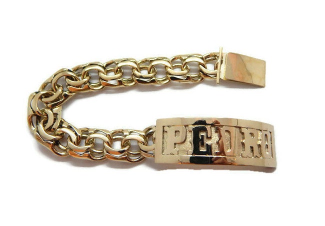Chino Link 14k Solid Yellow Gold 