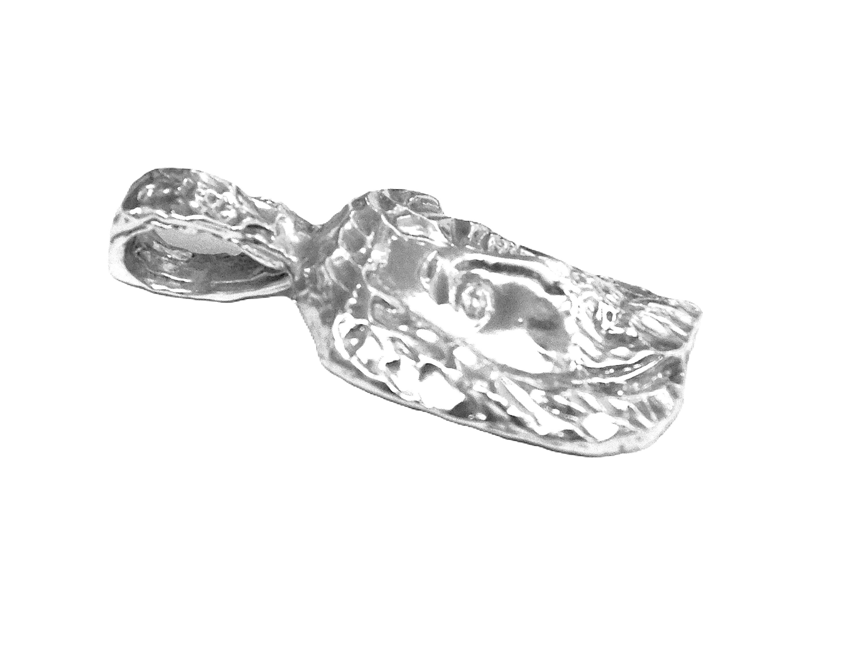 スターリングシルバー .925 キリストの顔ペンダントチャーム - Etsy 日本