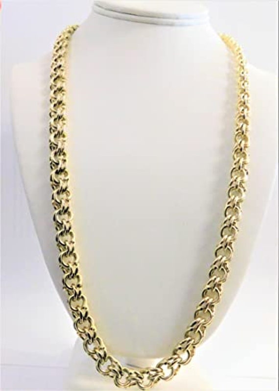 Chino link gold chain deals