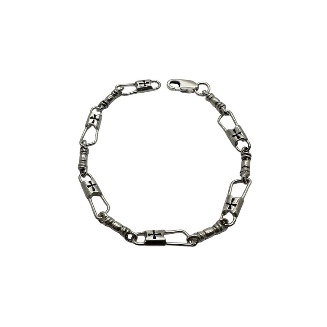 Fishers of Men Acts Maltese Regular Link Cross Design Sterling