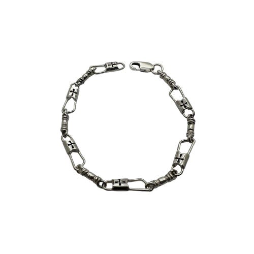 ACTS Bracelet Fishers of Men Sterling Silver REGULAR LINK, Maltese
